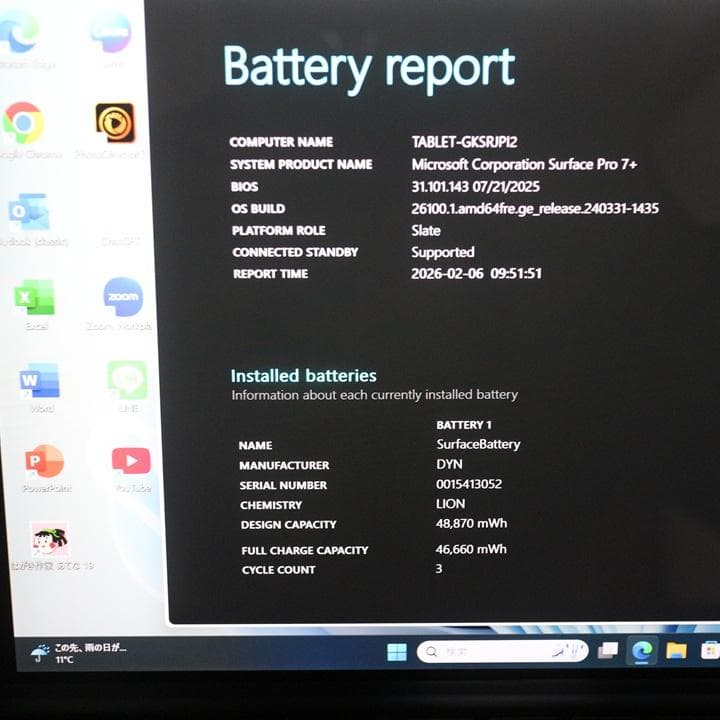 美品 surface pro7+ 11世代 タッチパネル Office2024