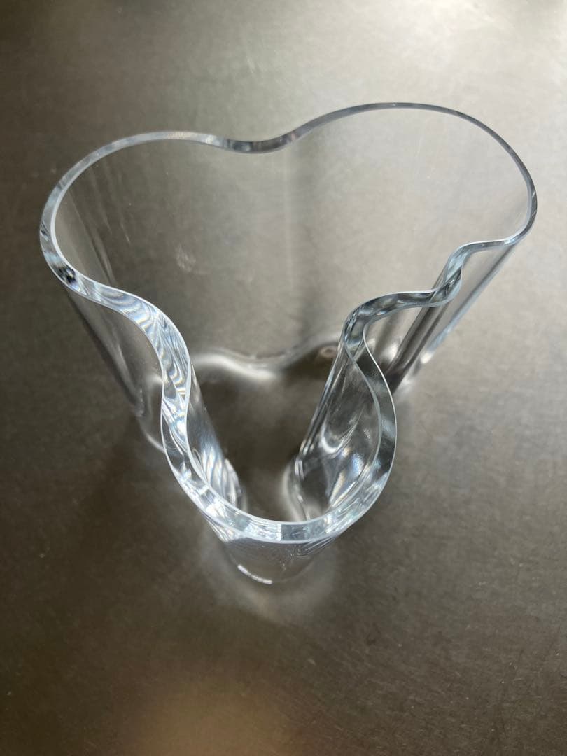  Aalto Vase クリアガラス　95mm
