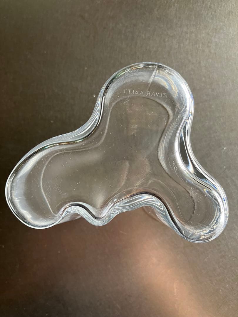  Aalto Vase クリアガラス　95mm