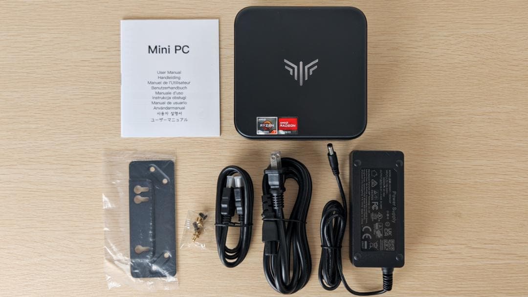 NiPoGi E3B ミニPC Ryzen 7 5825U 16GB+512GB