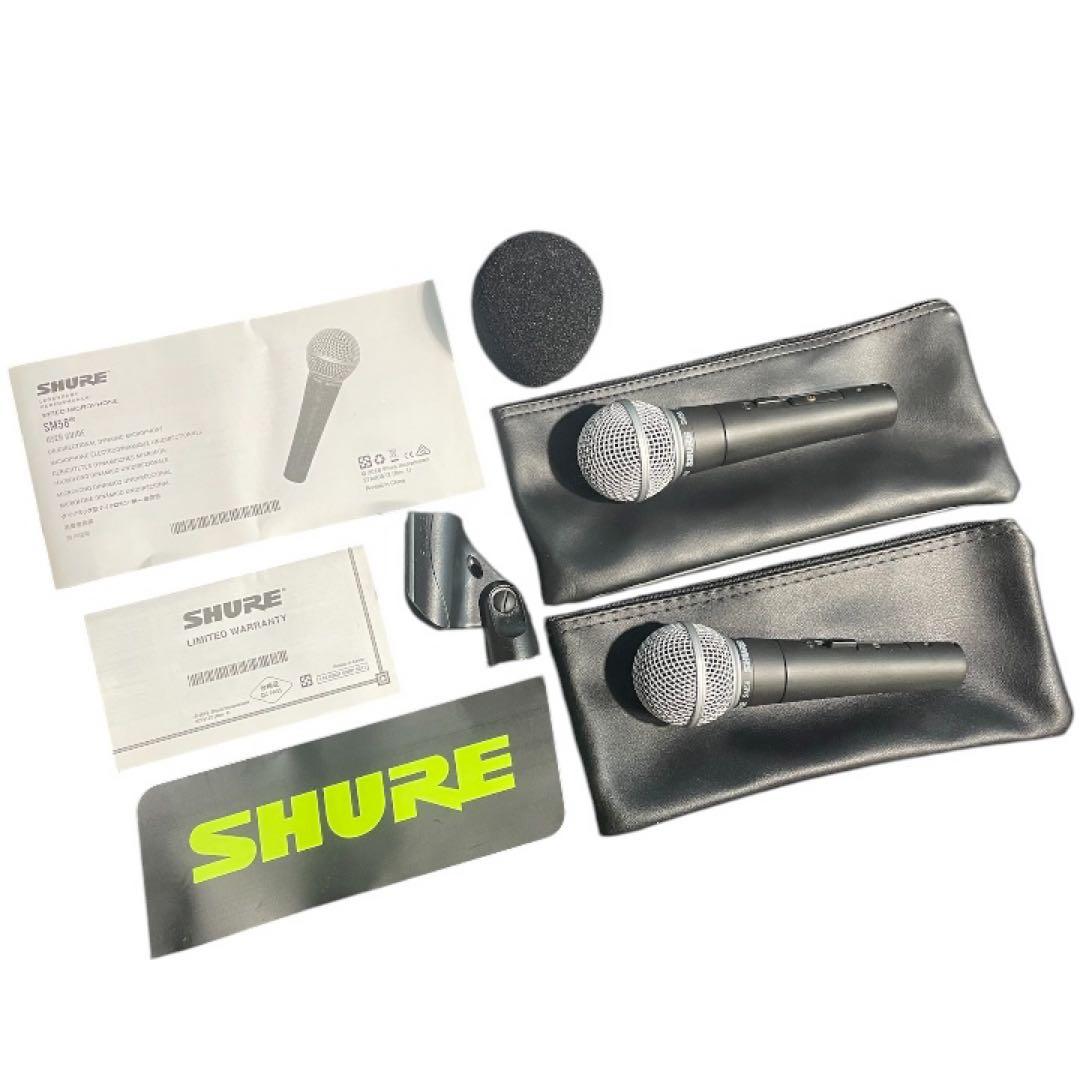 SHURE SM58SE ダイナミックマイク 2本セット ケース付