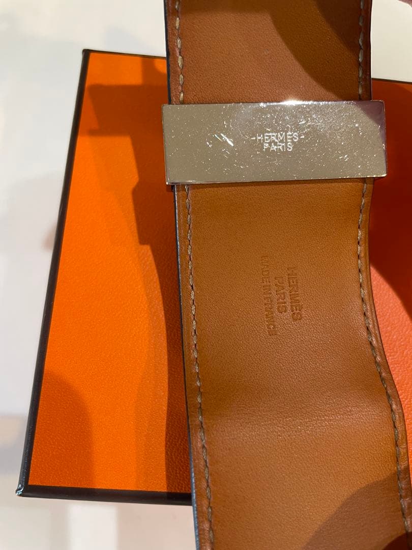 週末限定値下げ‼️エルメス HERMES コリエドシアン ブラック バングル