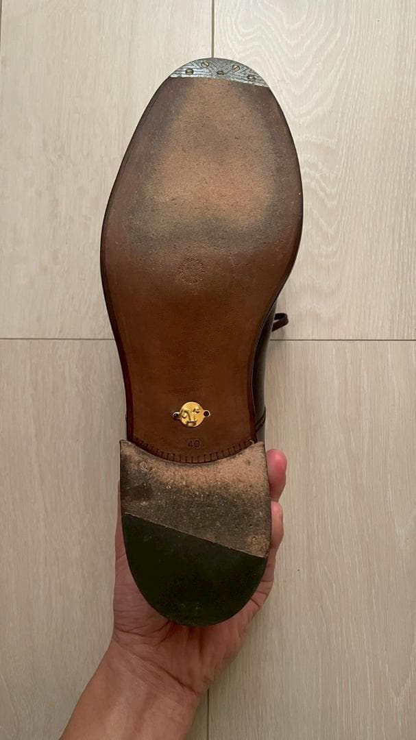 L'ECHOPPE別注 Le Yucca's クロコダイルキャップトゥ ブラウン