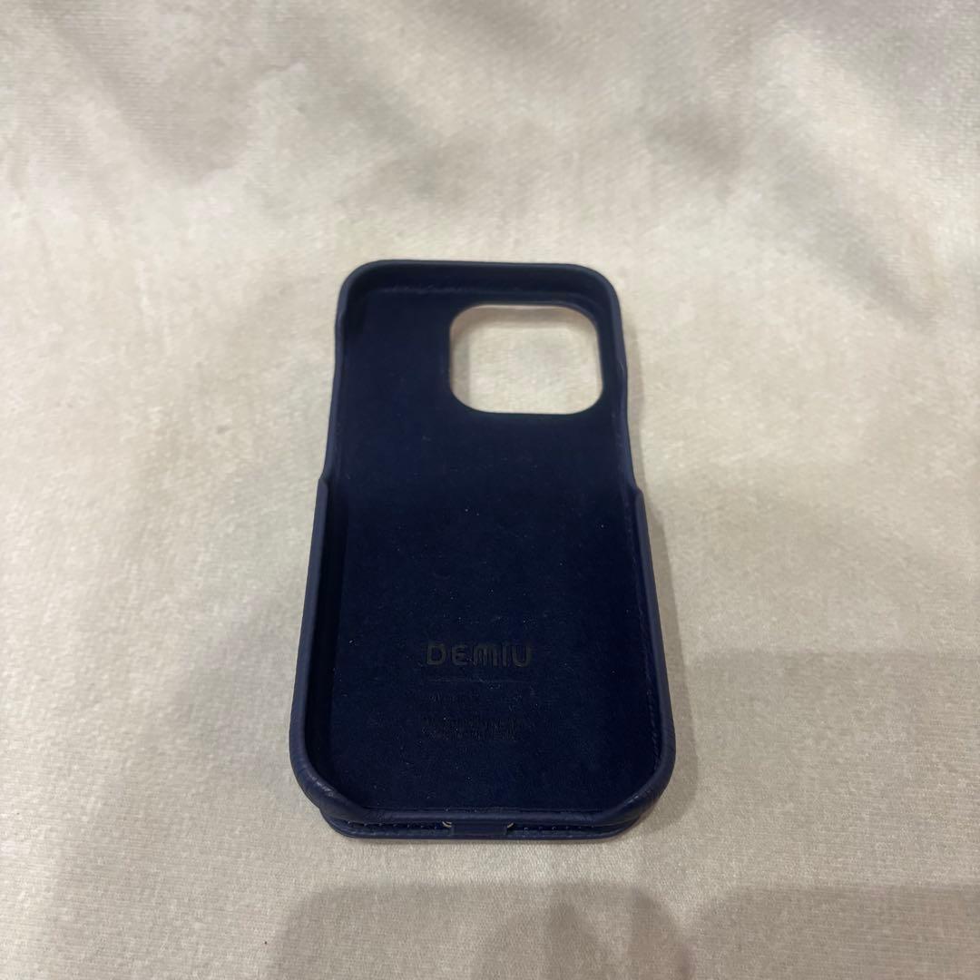 DEMIU BALLON ネイビー iPhone15Pro アイフォンケース