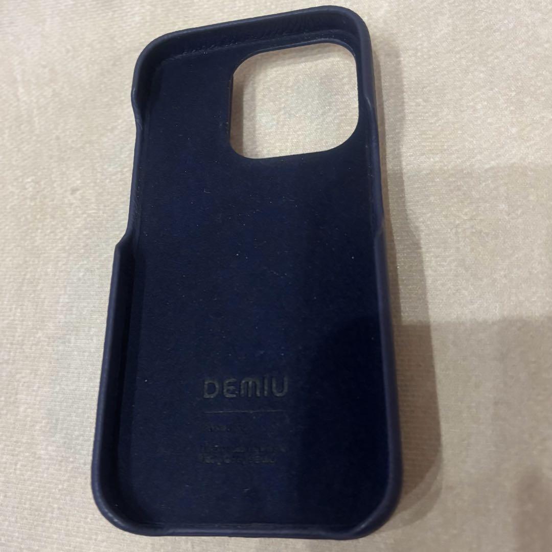 DEMIU BALLON ネイビー iPhone15Pro アイフォンケース