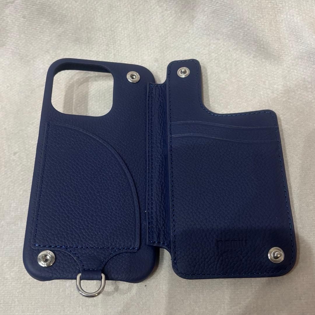 DEMIU BALLON ネイビー iPhone15Pro アイフォンケース