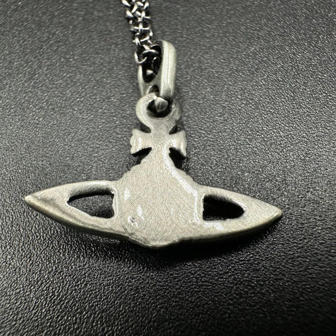 Vivienne Westwood ネックレス シルバー ブラック色 r8183