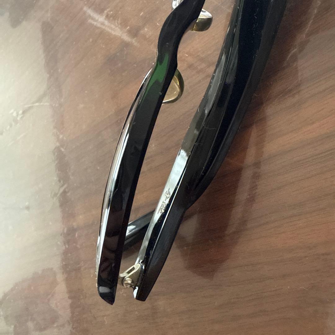 金子眼鏡 與市 Y-2 8K ブラック セルロイド製