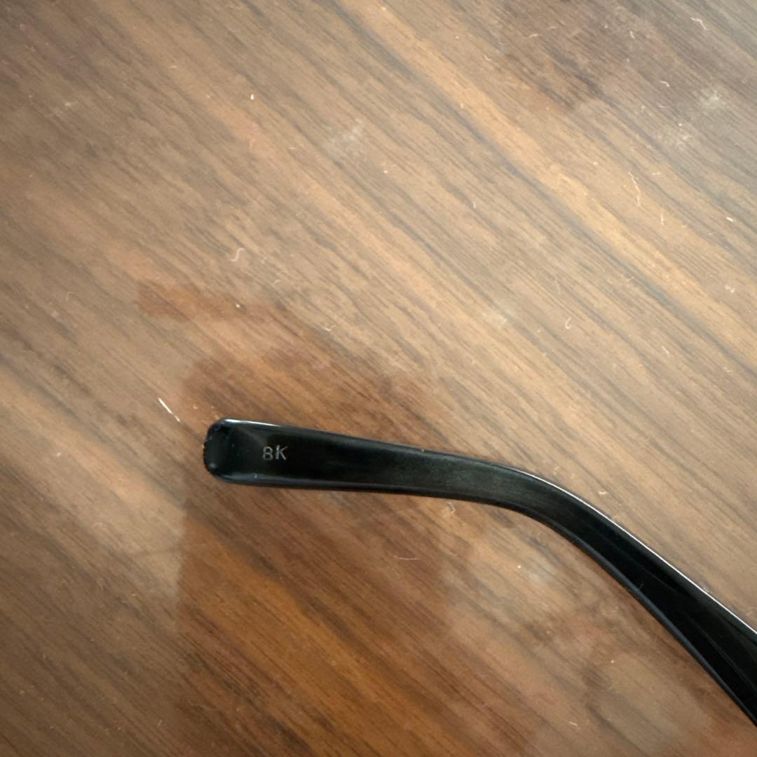 金子眼鏡 與市 Y-2 8K ブラック セルロイド製