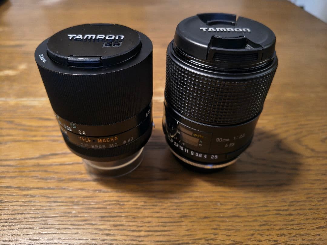 TAMRON SP 90mm f2.5 2本セット P/KAマウントアダプター付