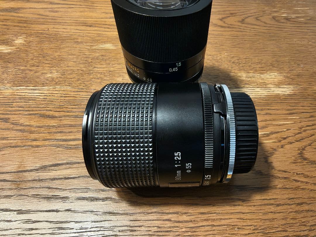 TAMRON SP 90mm f2.5 2本セット P/KAマウントアダプター付