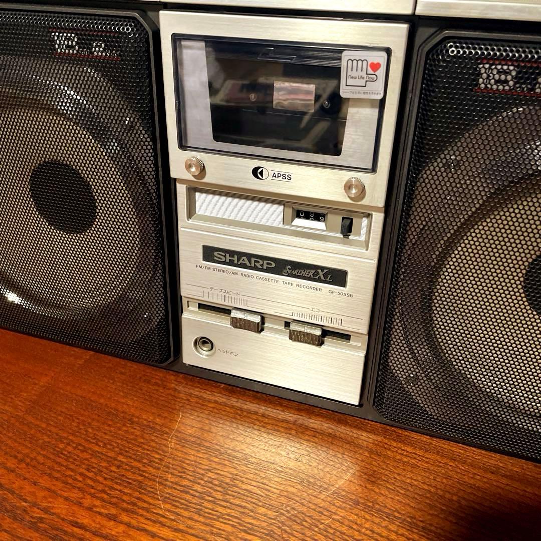 SHARP Sound X ラジカセ カセットプレーヤー