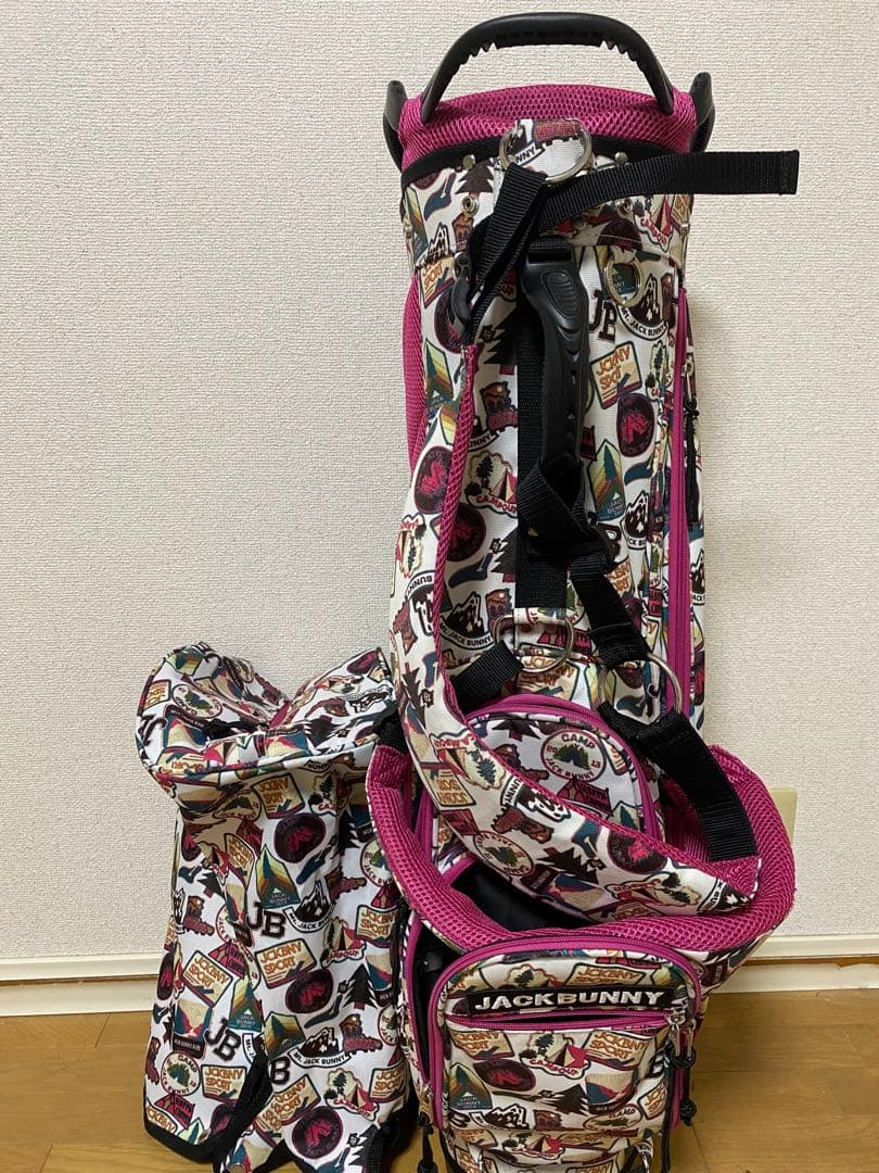 ※週末限定SALE※流通極少JACK BUNNY キャディバッグ 多色プリント