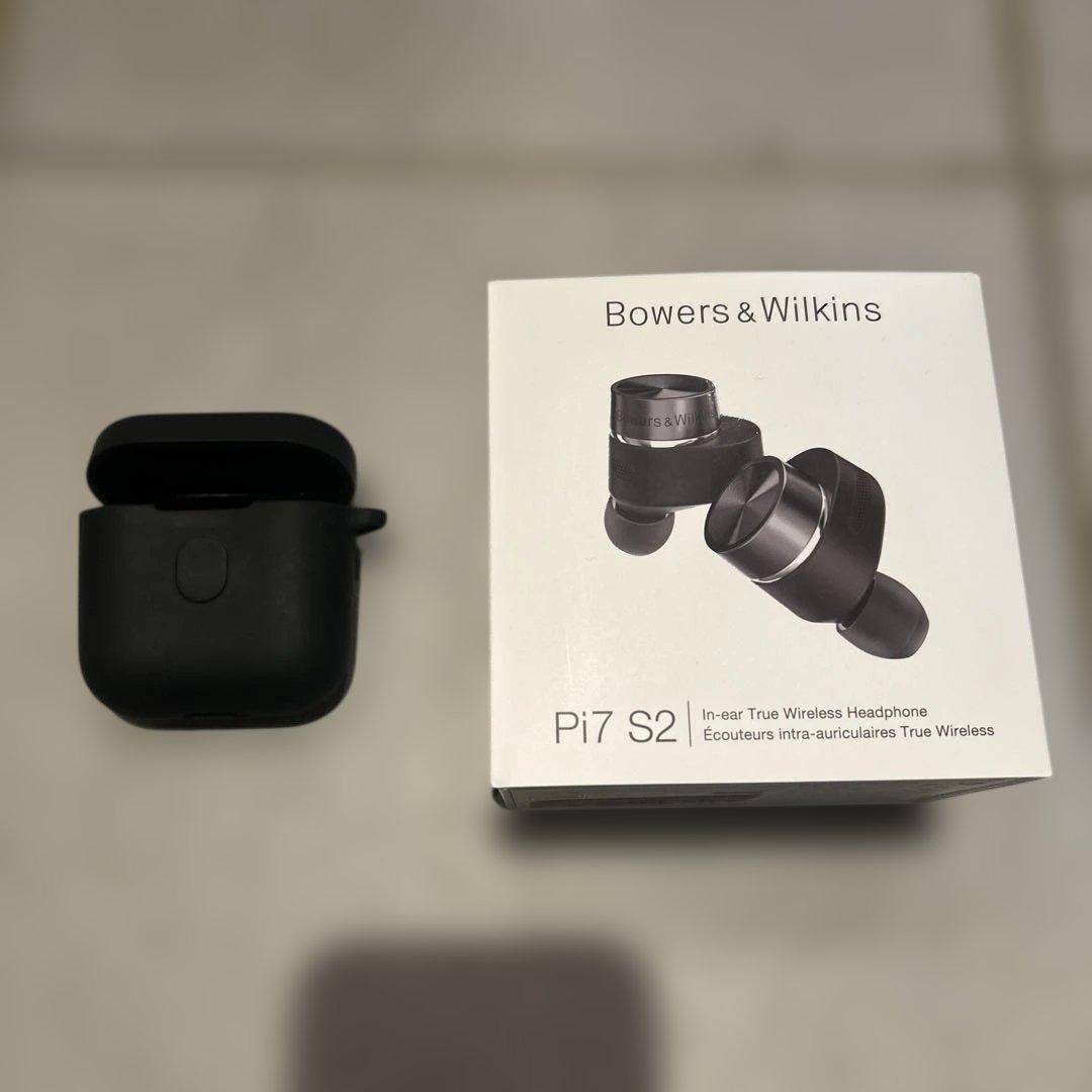 B&W ワイヤレスイヤホン Pi7S2 ブラック