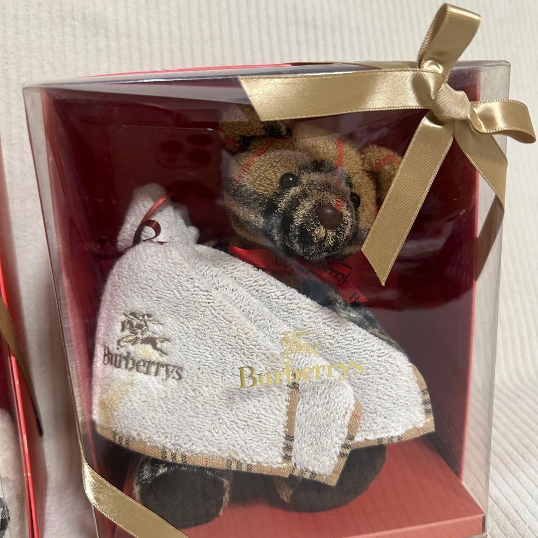 バーバリー　ぬいぐるみ　ハンカチ