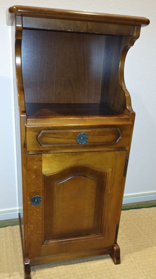 カリモク 電話台 花台　サイドテーブル