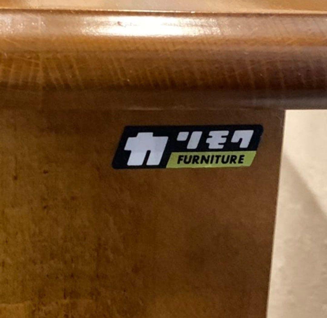 カリモク 電話台 花台　サイドテーブル