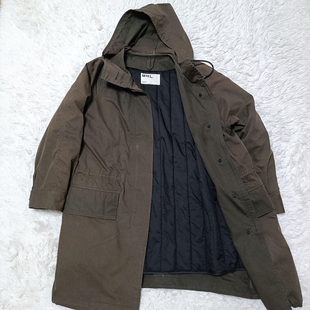 MHL.　VINTAGE COTTON NYLON　ライナー付　カーキ　2