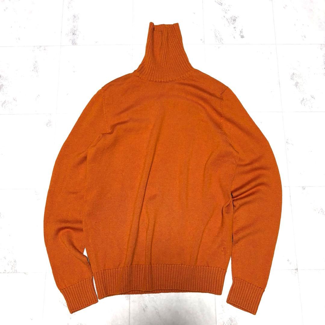 【極美品】ドルモア 8ゲージタートルネックニット ビームス取扱 48 イタリア製