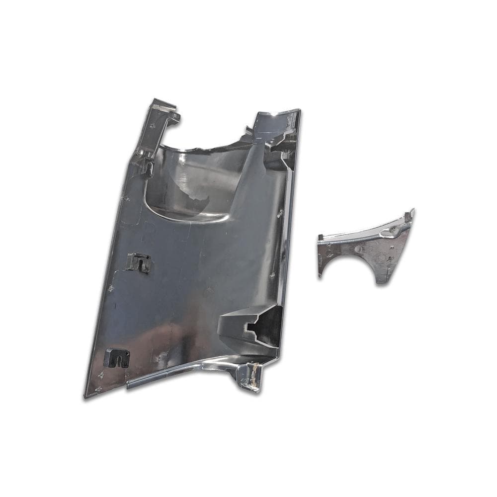 いすゞ 07エルフ 標準キャブ メッキ フロント バンパー + ガーニッシュ