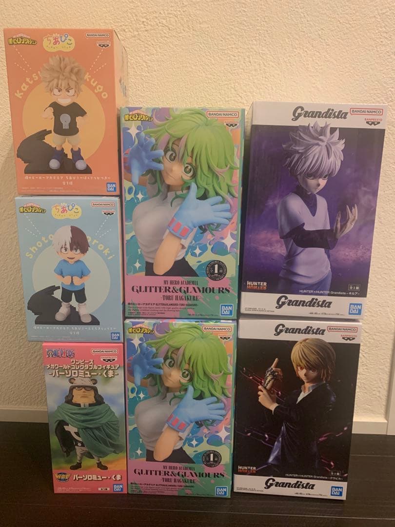 葉隠透&チアピコばくごう&とどろき&キルア&クラピカ&くま