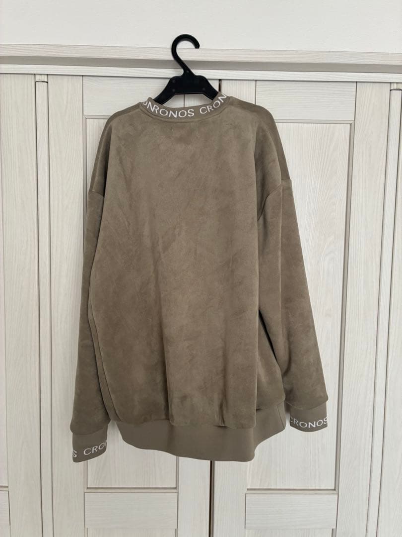 CRONOS グレージュ　スウェット Lサイズ