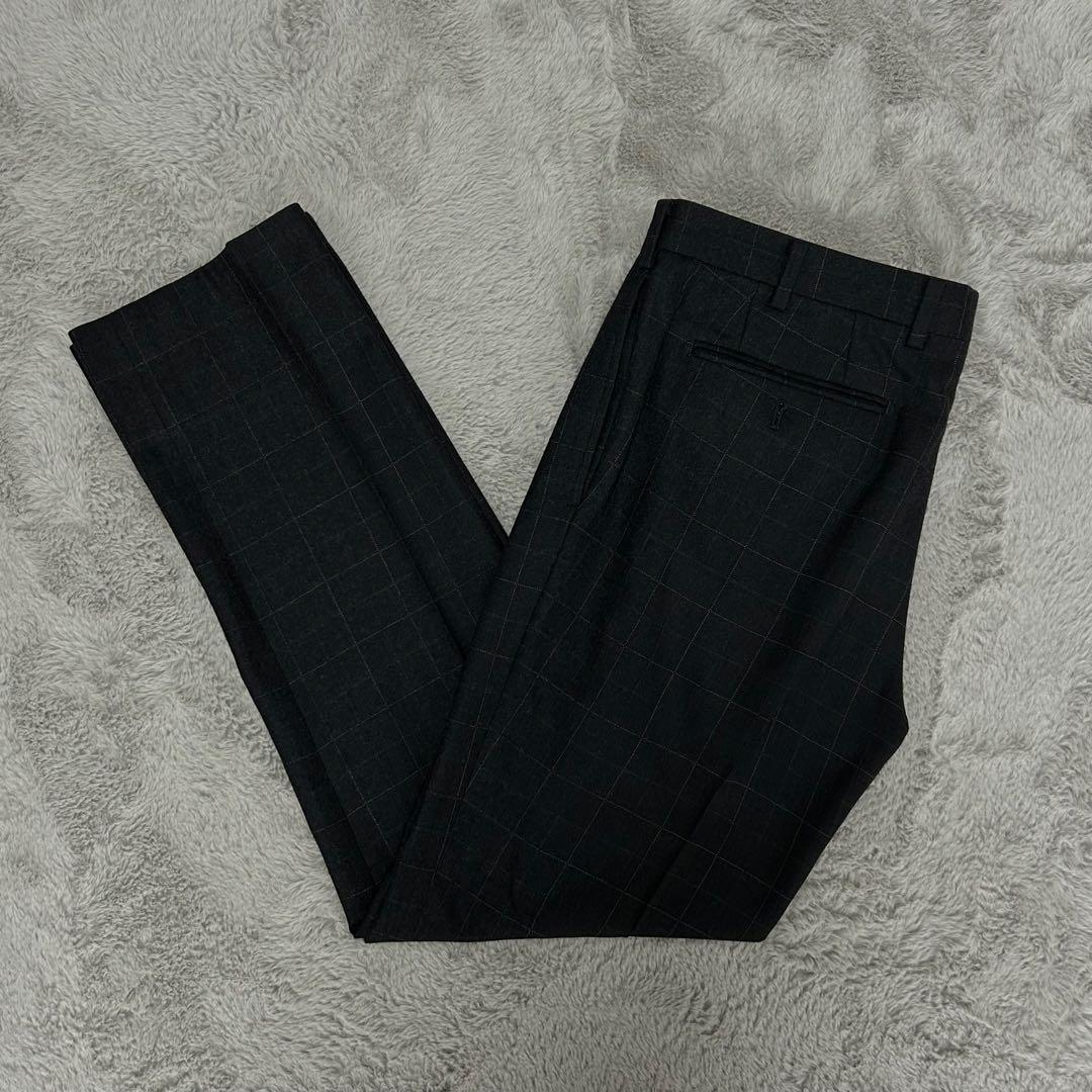 【極美品/裏地ロゴ入り】マッキントッシュロンドン スーツセット グレー M