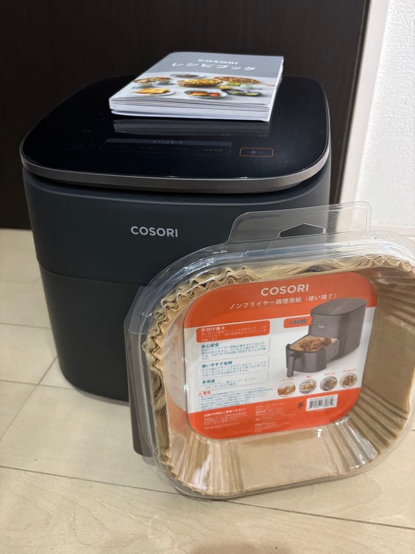 COSORI 6Lノンフライヤー　R7.3.4購入保証付き