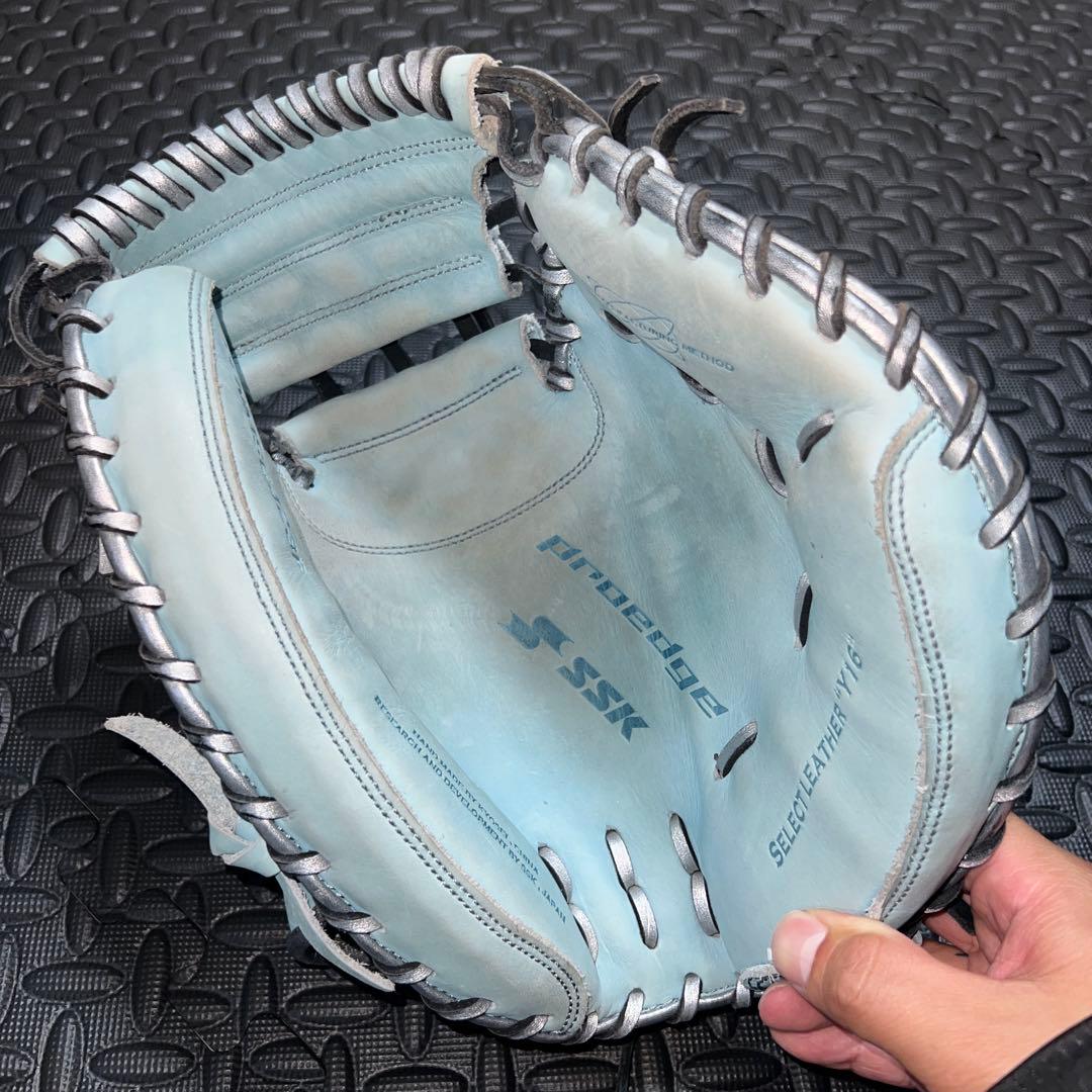 SSK プロフェッショナル 軟式グローブ 水色