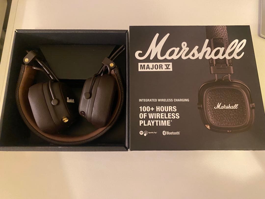 【国内正規品】【美品】Marshall major V ヘッドホン ブラウン