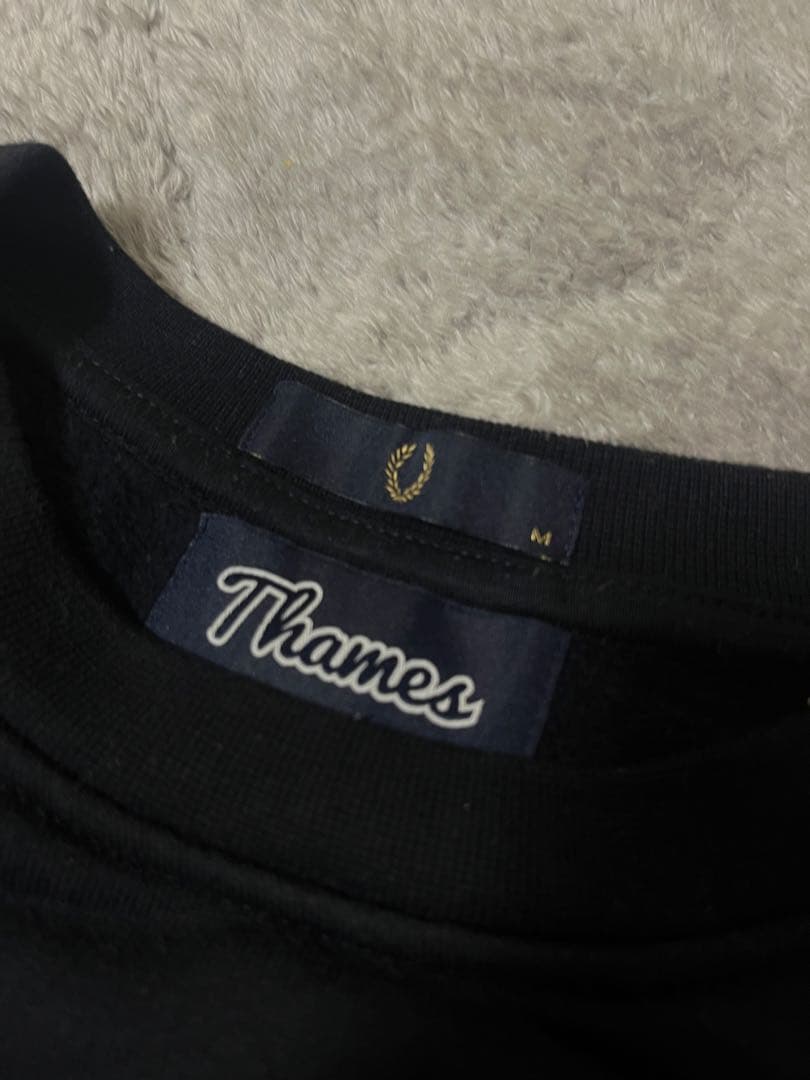 Fred Perry Thames スウェット M ネイビー/ピンク