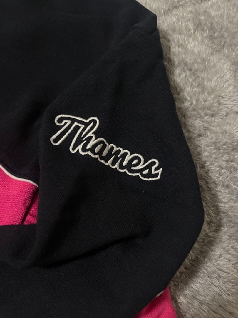 Fred Perry Thames スウェット M ネイビー/ピンク