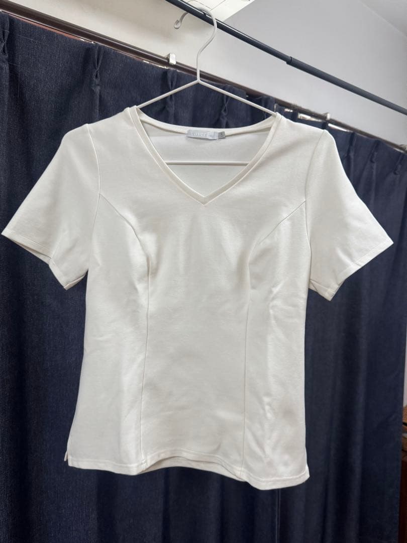 overE Vネックカットソー 3枚セット