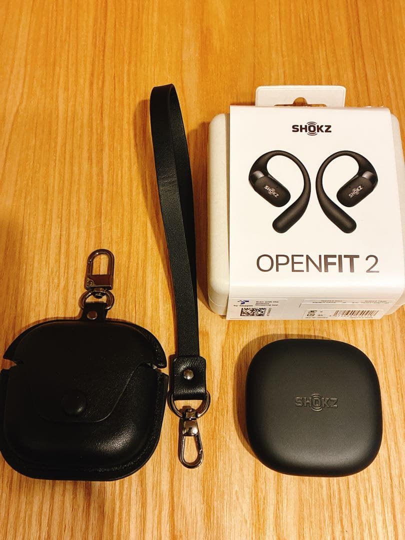 SHOKZ OPENFIT 2 レザーケース付き