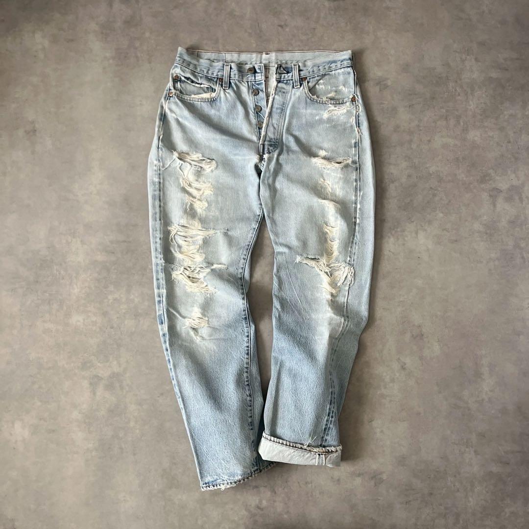 パンツ 1980s Levi's 501 RedLine Crushed Denim