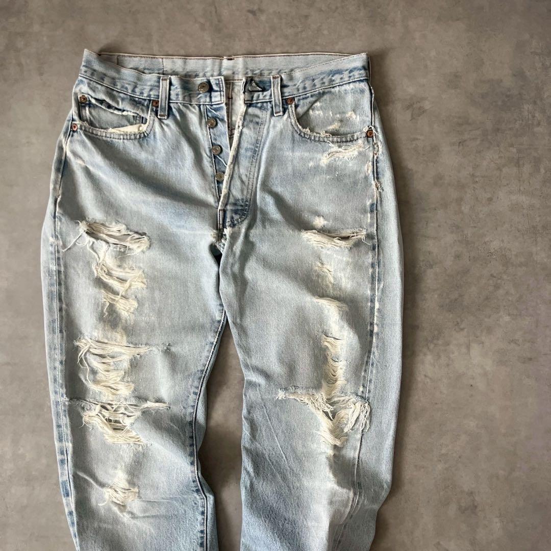 パンツ 1980s Levi's 501 RedLine Crushed Denim