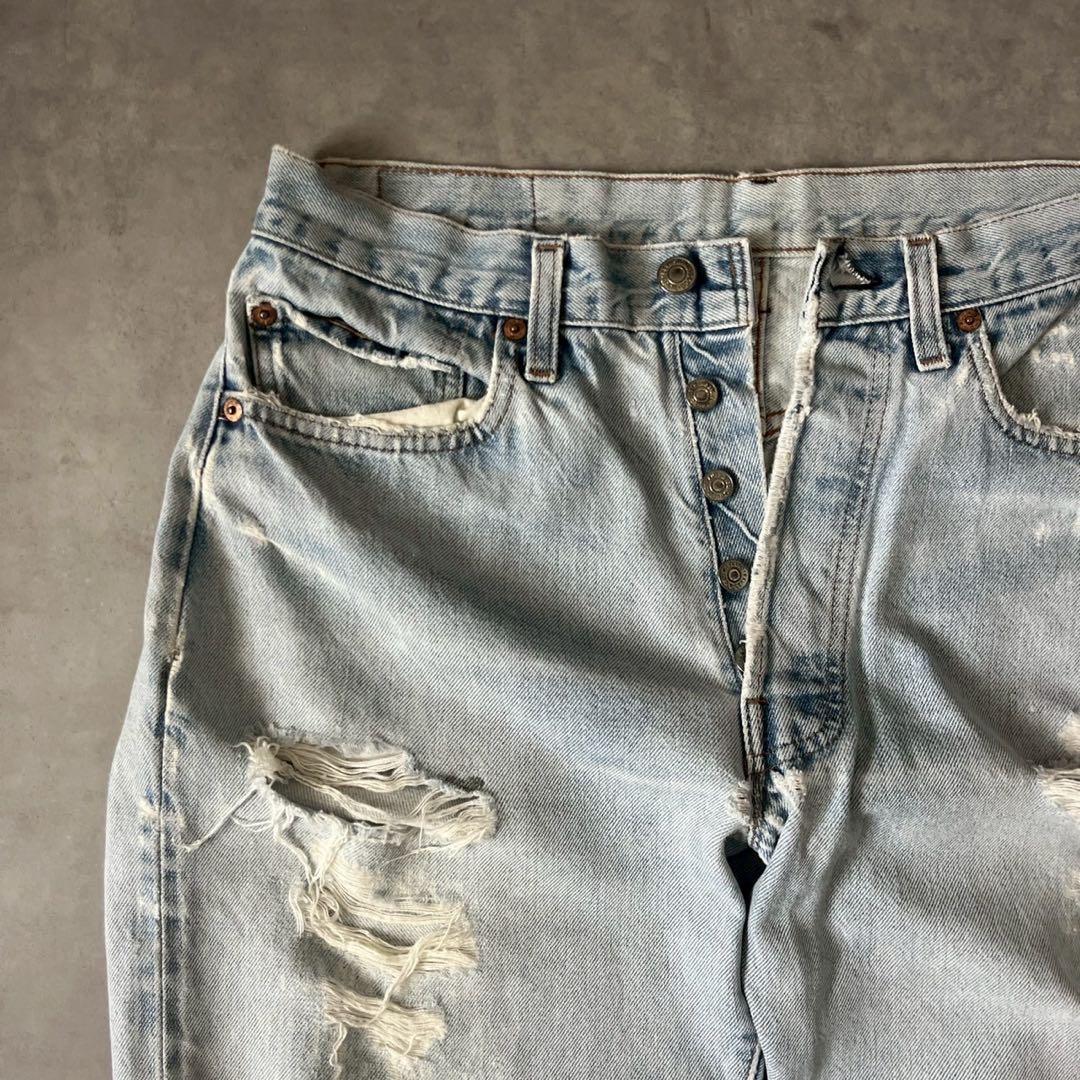 パンツ 1980s Levi's 501 RedLine Crushed Denim