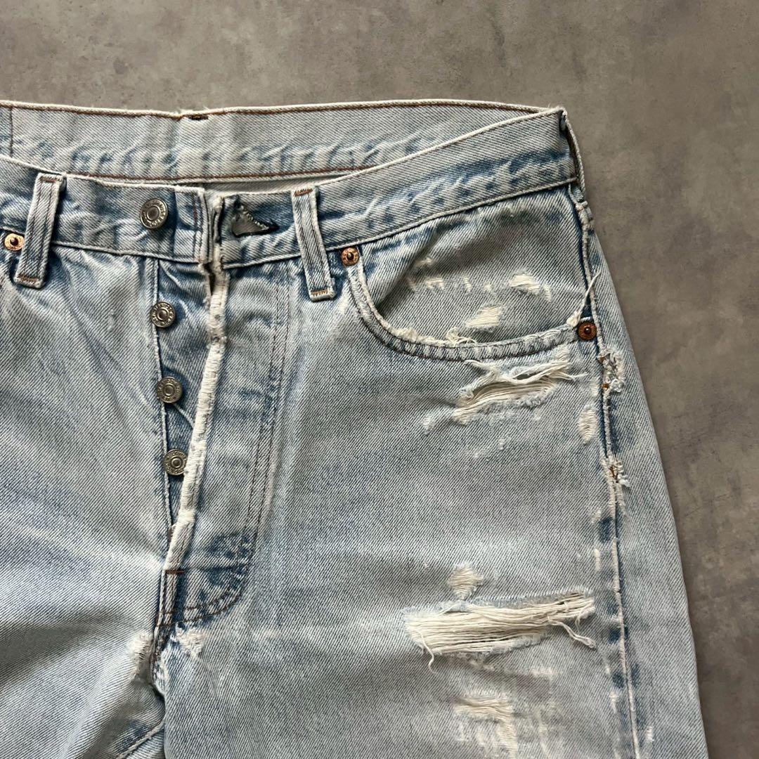 パンツ 1980s Levi's 501 RedLine Crushed Denim