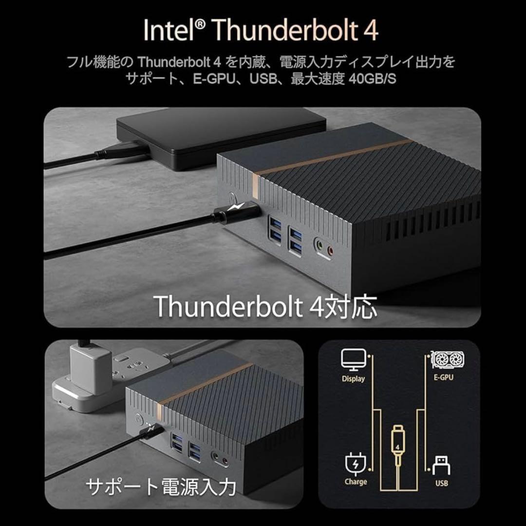 ミニPC 第13世代インテル Core i9-13900H Chatreey