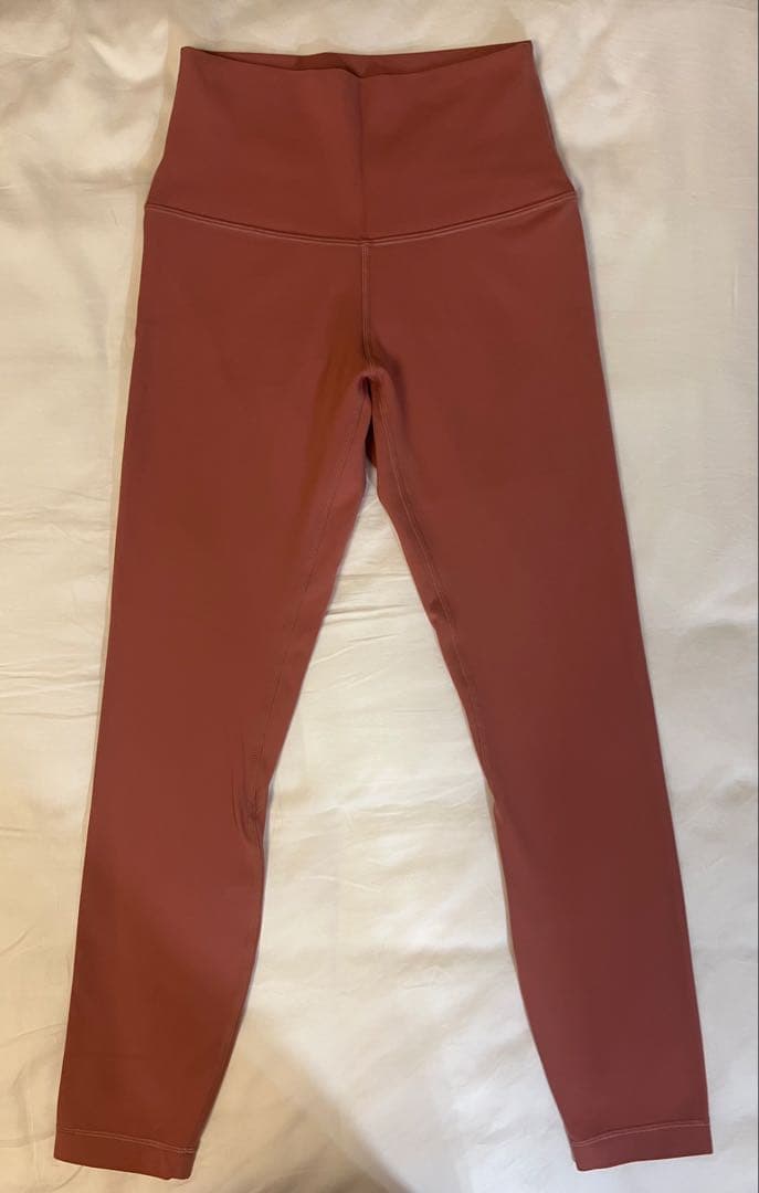 ルルレモン　アラインハイライズレギンス　サイズ4 25インチ　ピンク系