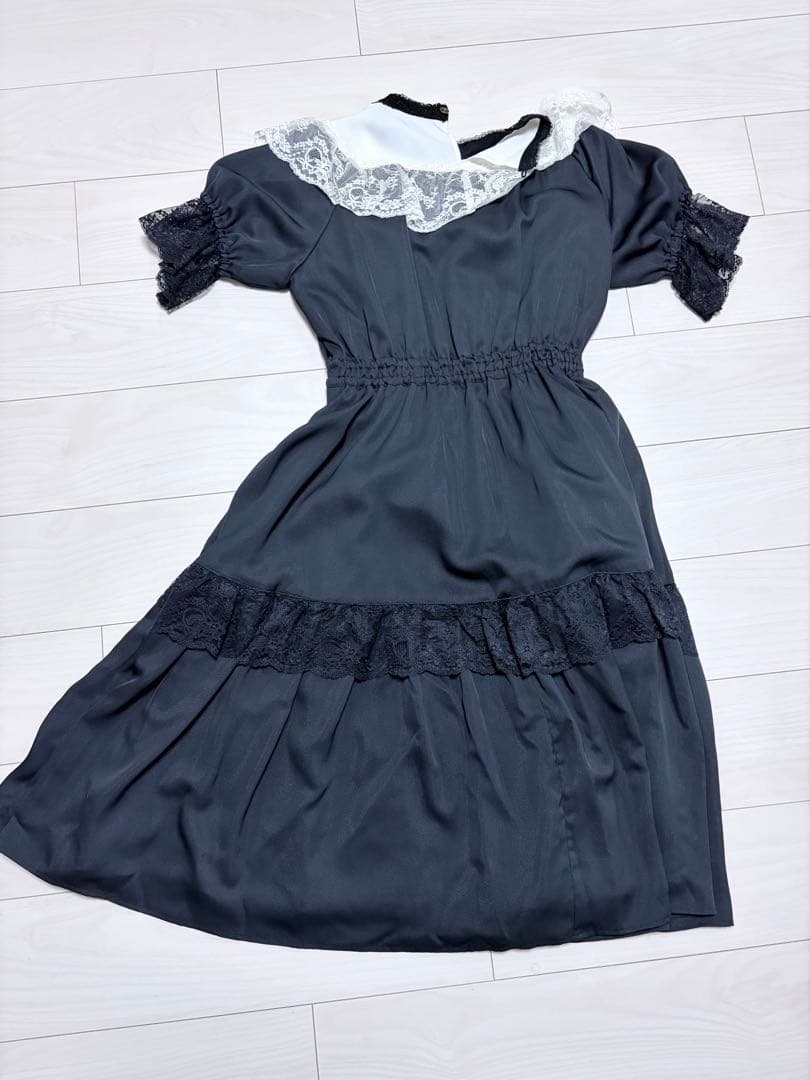 【ミホマツダ】 半袖ワンピース