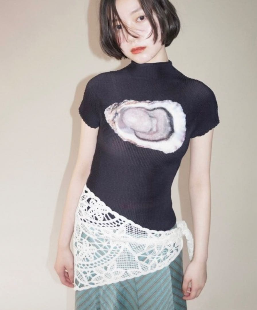 プリーツプリントトップス MSIZI252001