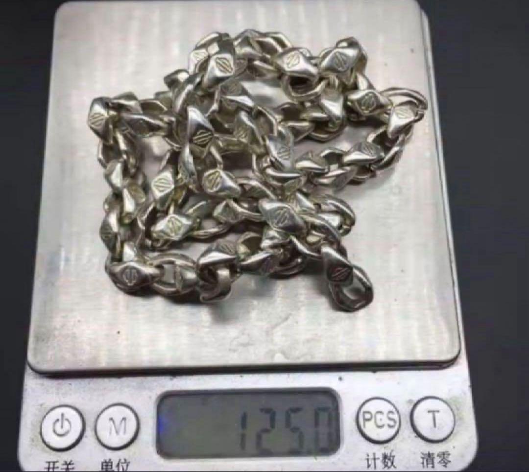 シルバー925 ヴィンテージ ハーレー　シルバーネックレス　ウォレットチェーン