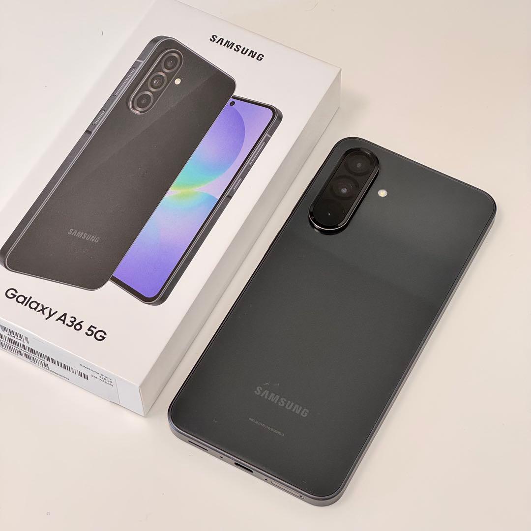 【美品】Samsung GALAXY A36 ブラック　128GB ギャラクシー