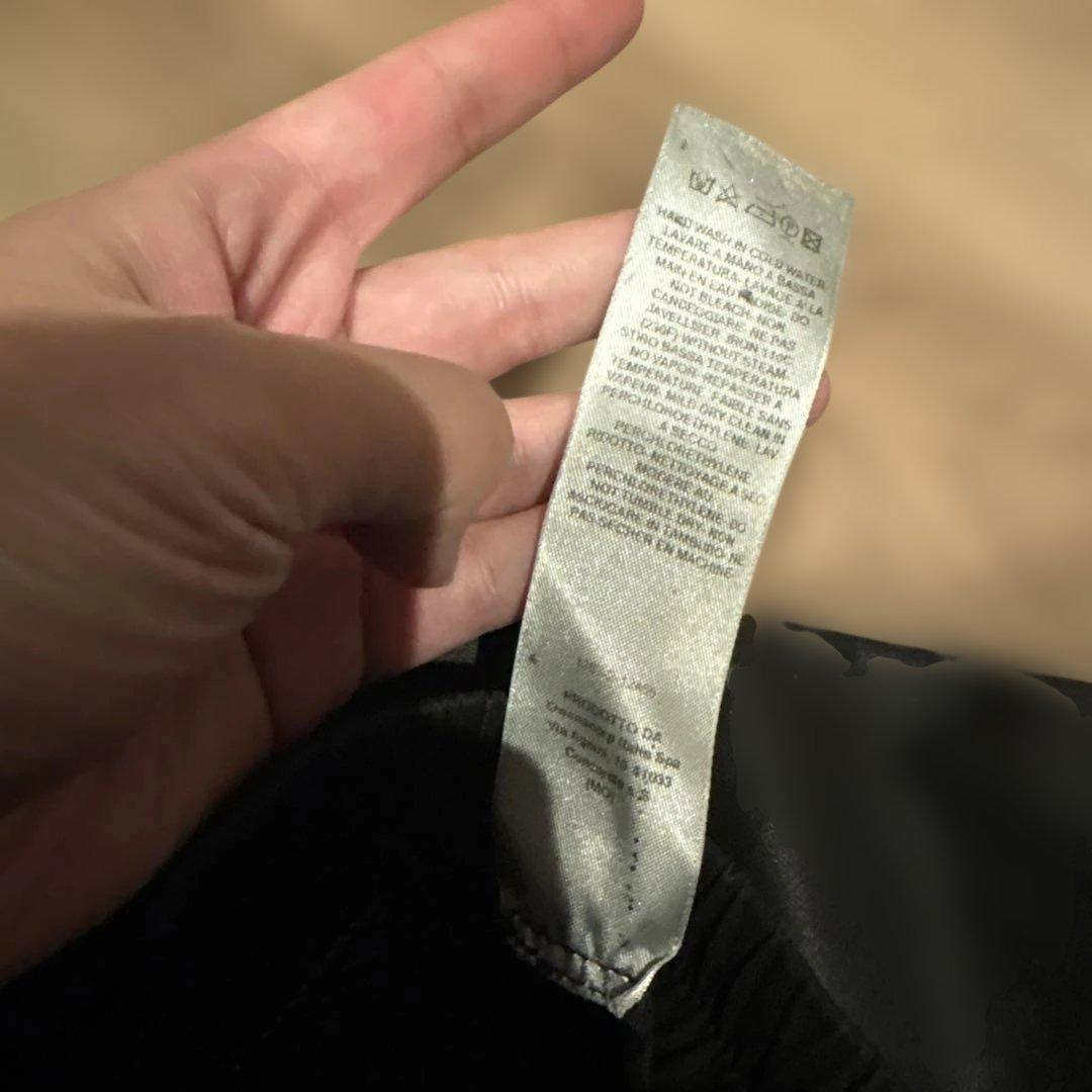 リックオウエンス　サルエルパンツ　BLACK Wax