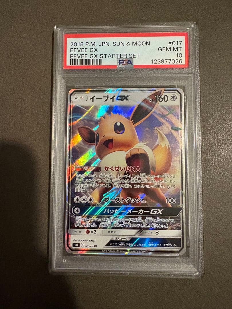 イーブイGX PSA10＆MEGAドリームex 5パック