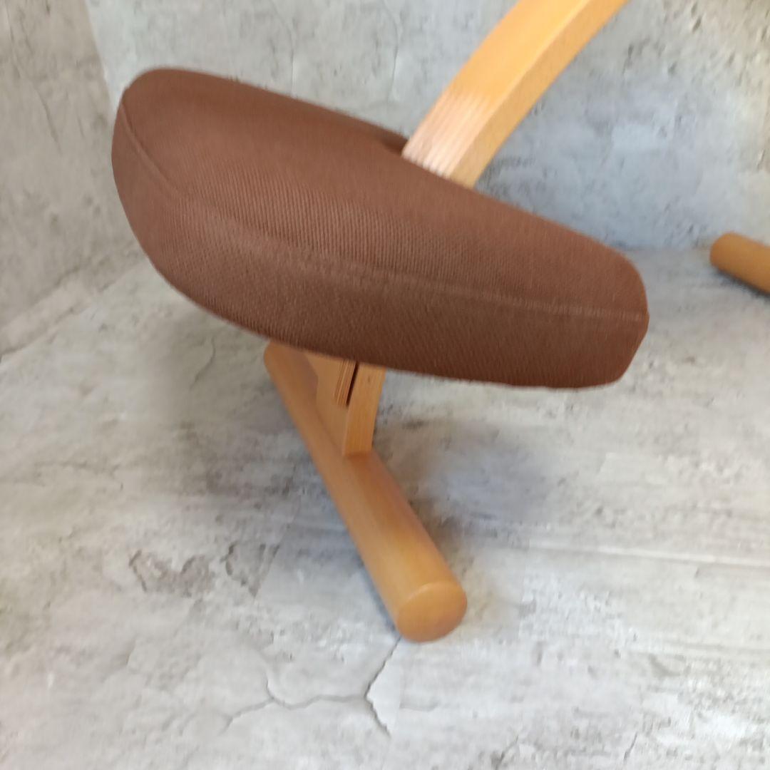 バランスイージー バランスチェア ブラウン 姿勢矯正 通常フレーム