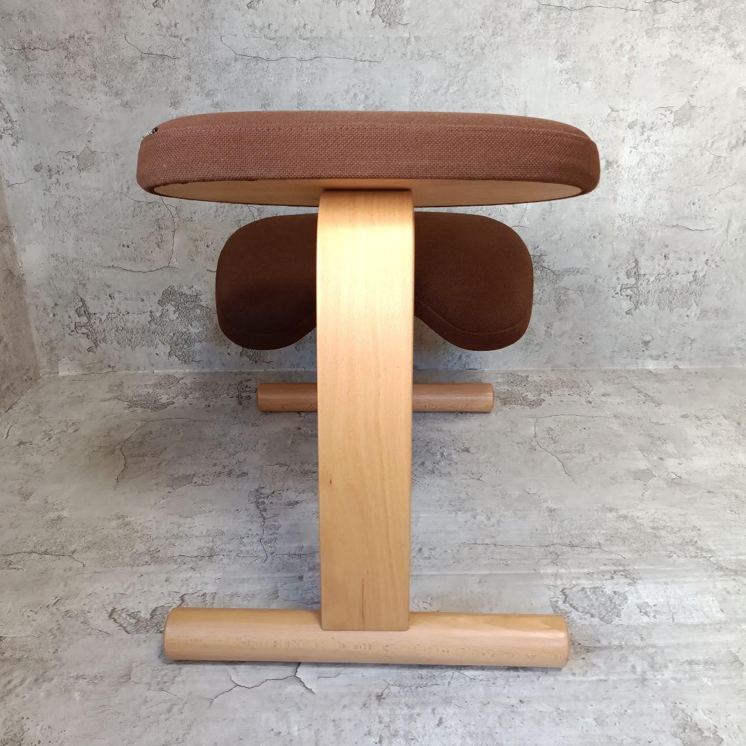 バランスイージー バランスチェア ブラウン 姿勢矯正 通常フレーム