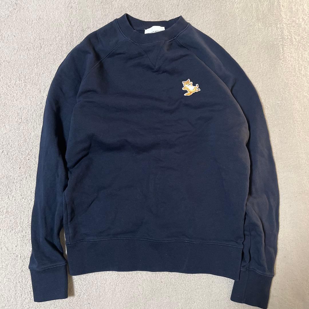 MAISON KITSUNE トレーナー　スウェット　ネイビー　XSサイズ