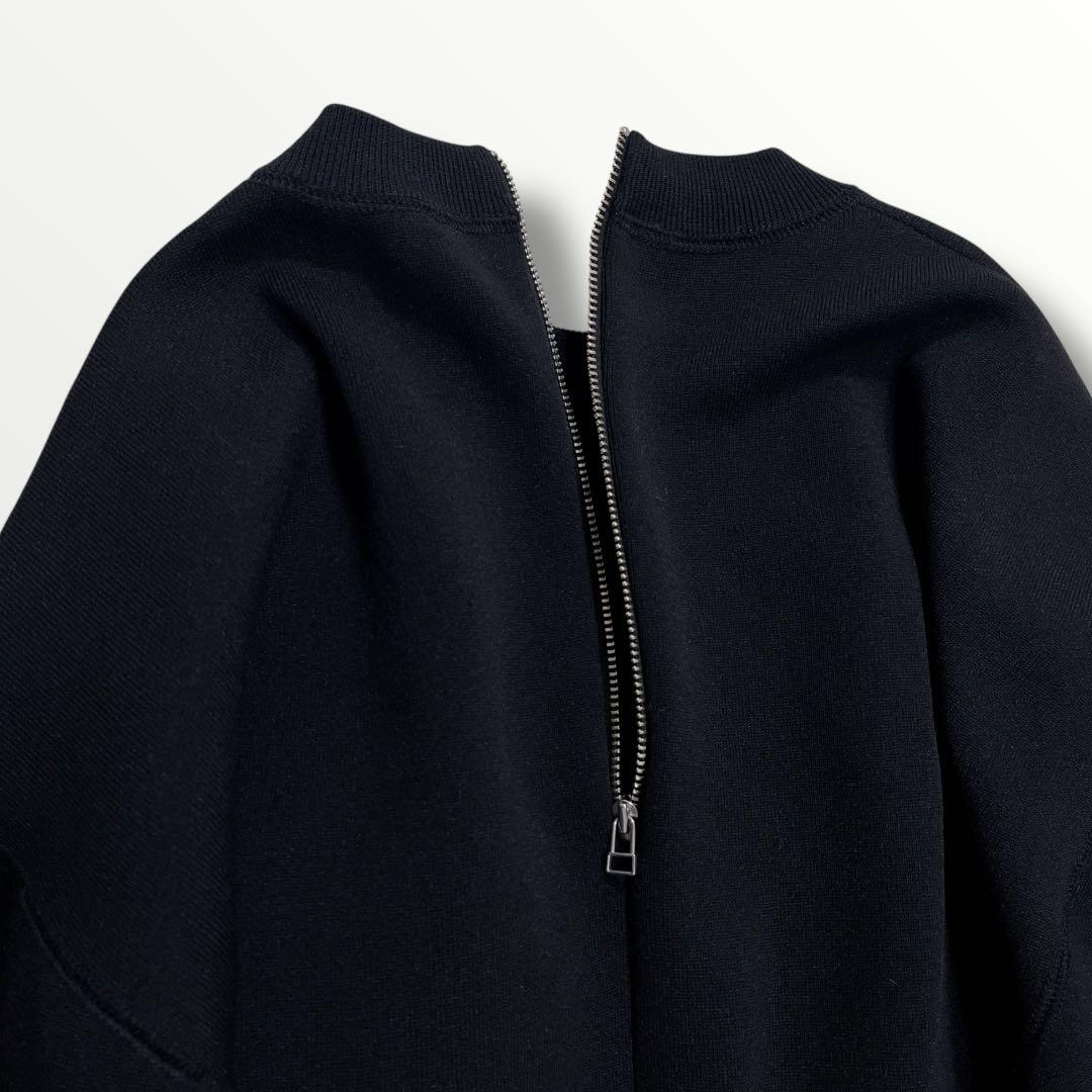 ADAM ET ROPE' FEMME フォルムニットワンピース ブラック　F